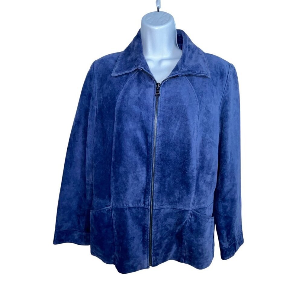 VTG Y2K Bernardo Women’s Leather Jacket | Vibrant Purple M Purple Rain Vibes